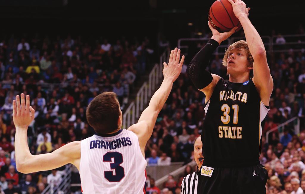 3-POINTERS TO BEAT A ZONE Design plays for you best 3-point shooters (such as Wichita State s Ron Baker) when facing a zone defense Shred A Zone With Open Shots Rather than lazily tossing the ball