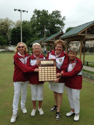 and Joyce Kruss are the Gold Medal winners of the 2018 Ladies Fours Championship.