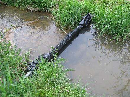 Static water source for your fill site: When a static water source, such as a stream, ditch, or
