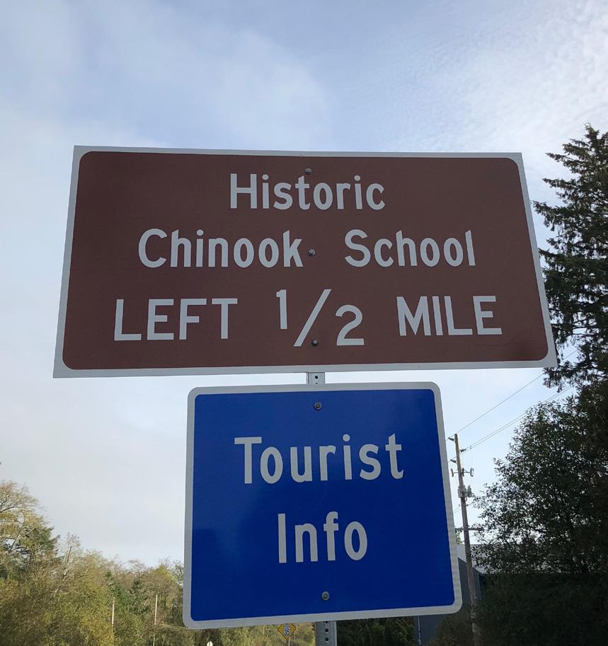 r The Chinook Reader A newsletter for the Friends of Chinook School A Community Restoring for the Future November 2018 Fall Edition Volume Thirty MISSION STATEMENT To refurbish and utilize the