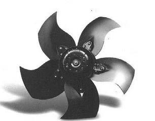Fans All fans have a protection grid, internal heat protection with automatic resetting, class F insulation.