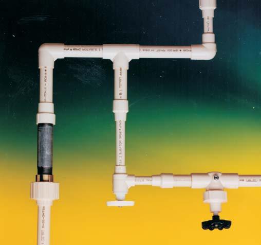 00 SERIES CPVC TUBING &FITTINGS Chlorinated Polyvinyl Chloride (CPVC) tubing and fittings are used within buildings for potable hot and cold water distribution from the water meter to fixtures.