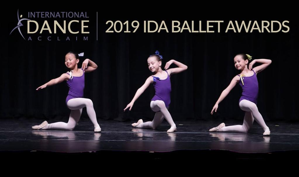 This will be second annual IDA Ballet Awards Examination and we are so excited to include your ballet dancer in this wonderful program! What are the IDA Ballet Awards?
