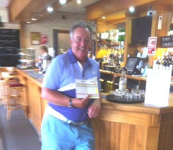 And Another Hole in One Pictured is Club Vice Captain, Brian Watt, who made a successful debut with the Saturday Group on 11th July.