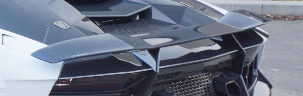 MANSORY BODY OPTIONS FOR YOUR CARBONADO GT CARBON FIBRE AERODYNAMIC REAR WING I.