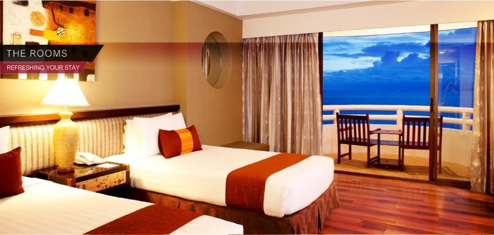 Accommodation and Meals: D VareeJomtien Beach is an upscale 38-story hotel located on the beautiful Jomtien beach of Pattaya with a mere two-hour drive away from Bangkok.