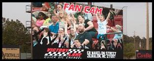 FAN CAMS Fan Cams attach your brand directly to one of the most attention grabbing elements of the Five County Stadium show.