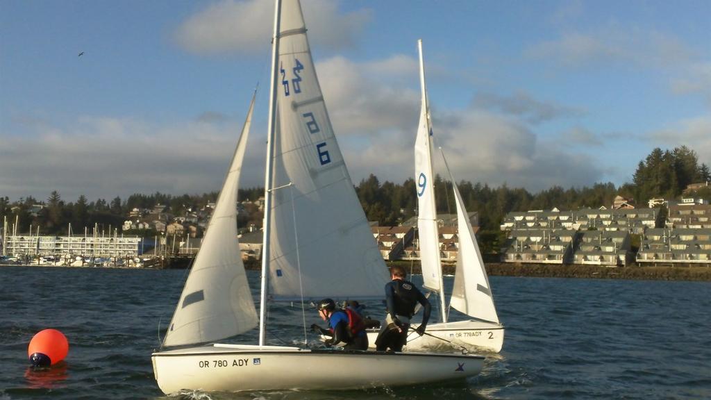 YBYC Acquires New Club 420 Sailboats Next time you are at the clubhouse you may see six Club 420 sailboats stored out back that YBYC is purchasing from the Gorge Sailing Team in Hood River.
