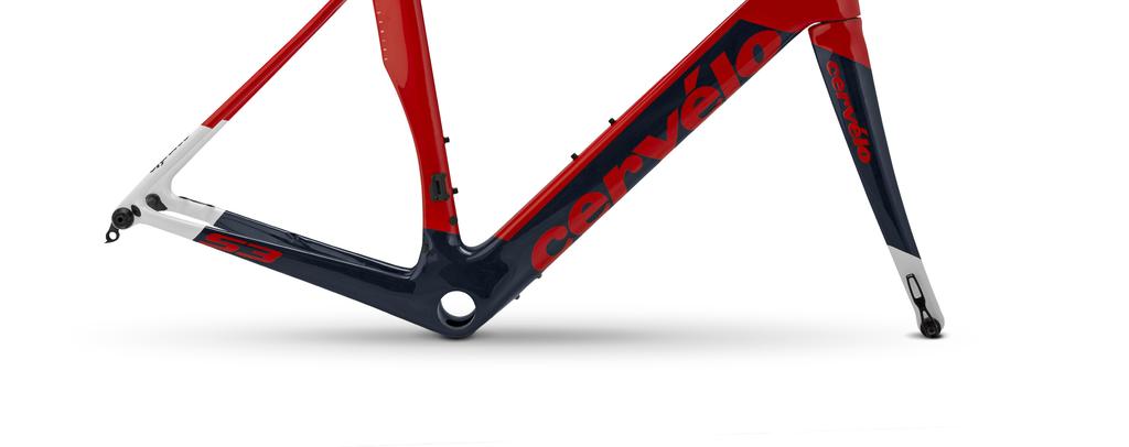 RIDE QUALITY Re-engineered seatstays and chainstays, inspired by the Cervélo R3