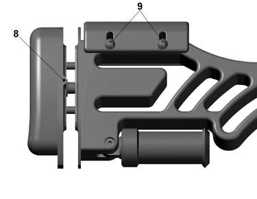 6. Remove the (qty. 4) trigger group pin retaining set screws (item 7) shown in Fig 14.