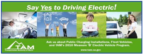 Response to Alternative Fuel needs, including EV s - use of other fund source Plans To Do More In April 2018, the TAM Board approved an Increase of TAM Measure B $10 Vehicle Registration Fee funding