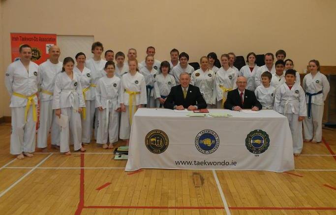 Master Wheatley with students at his Greystones School of Taekwon-Do Who are you currently inspired by in Taekwon-Do? As regard to who I currently admire in Taekwon-Do?