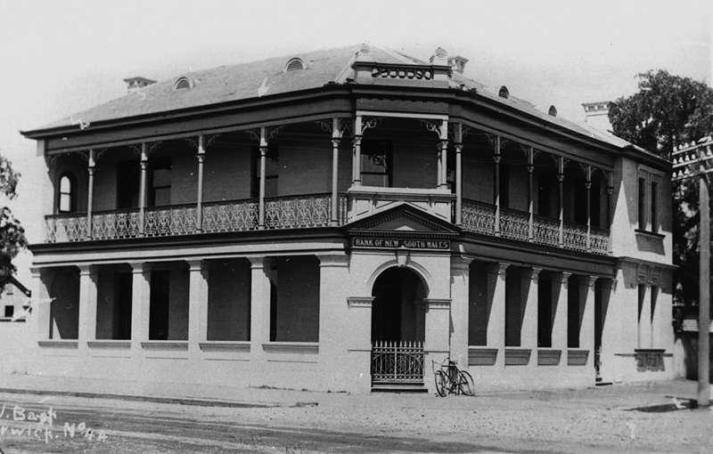 Warwick branch of the Bank of New South Wales, ca.