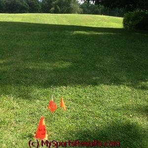 Directional Paint lines should direct runners to the
