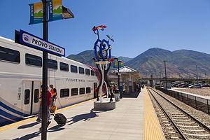 Station Example: Orem Suburban Non-Residential Walk Access: Low-High Active Mode