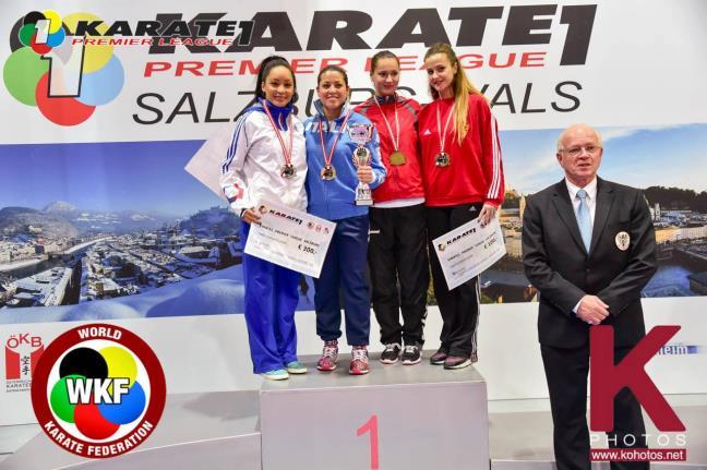 O medailu bojovala ešte Dominika Tatárová. V kategórii kumite ženy +68 kg (32 pretekárok) v 1. kole zvíťazila s Creemers (NED) 3:0, v 2. kole vyhrala s Kuusisto (FIN) 4:1, v 3.