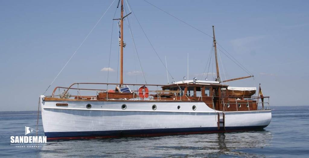 HERITAGE, VINTAGE AND CLASSIC YACHTS +44 (0)1202 330 077 COMBEN & HYLAND 40 FT MOTOR YACHT 1937 Specification PARELLA COMBEN & HYLAND 40 FT MOTOR YACHT 1937 Designer Comben & Hyland Length waterline