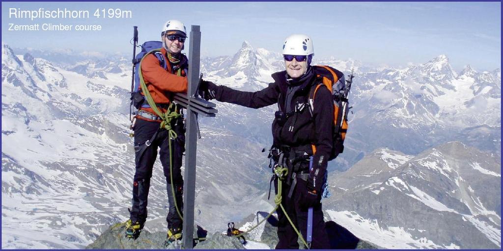 Classic Alpine & Via Ferrata Chamonix Technical Ice & Classics This course tackles a mixture of famous snow, rock, ice and mixed routes of AD+ or D grades, such as Dent du