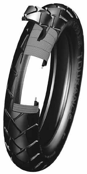 TECHNOLOGY / 37 A closer look at Metzeler Motorcycle Technology Bias tyre Also indicated as conventional or x-ply tyre.