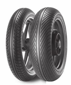 10 / RACING PRO NEW NHS Competition tyres for raining conditions Deep tread grooves for efficient water
