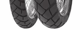 surfaces thanks to tread layout and compound Great grip with light and precise handling make riding easier in all weather conditions FRONT SIZE SPECIAL VERSION IP CODE