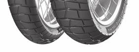 34 / ENDURO ON/OFF NEW The off-road tyre with on-road performance Outstanding on-road performances on a knobbly tread pattern High Silica compound to achieve a high level of grip on road, both
