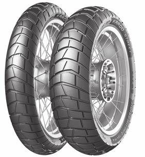 integration with electronic rider aids FRONT SIZE SPECIAL VERSION IP CODE NOTE 19 110/80 R 19 M/C 59V M+S TL 3142500 NEW 120/70 R 19 M/C 60V M+S TL 3142600 NEW 21 90/90-21 M/C 54V M+S TL