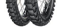 42 / MOTOCROSS MID SOFT NEW SIZE Optimal choice for soft and midsoft terrains Alternated cut knobs for