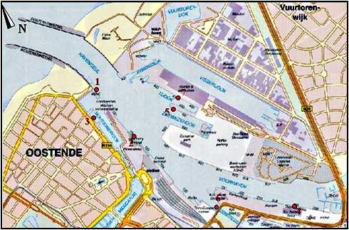 4 COASTAL ENGINEERING 2010 Figure 4. Locations of the seven wave gauges placed in the inner harbour of Ostend (points 1-7). Figure 5.