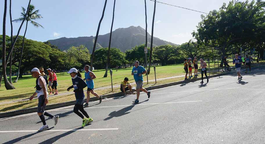 PERSONAL SERVICES \\ PARKING RESTRICTIONS RESTROOMS Only authorized Honolulu Marathon vehicles will be permitted access to Ala Moana Beach Park and Kapiolani Park.