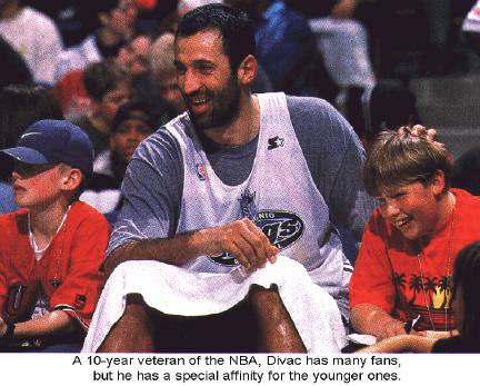 I had an experience with a guy, Divac said. His son had an eye problem. He was raising money on his own. Then when he heard about our foundation, he contacted me so I stepped in.