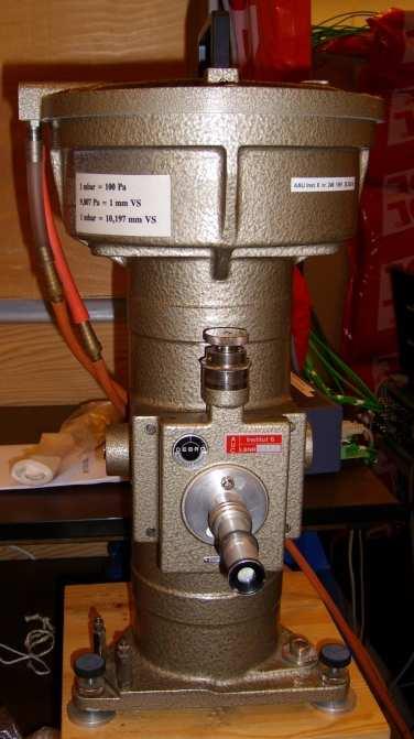 A.2.2 Calibration Anemometers are calibrated using jet wind tunnel and micromanometer. Figure A.2.3. Micromanometer Figure A.2.4.