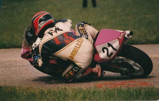 Hardy Schiller began his motorcycle career in the 350 cc class and progressed through to the Superbike World Championship, where he