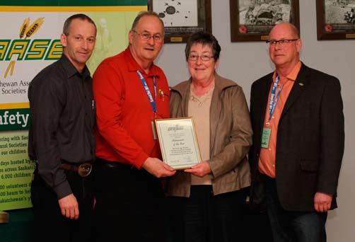 The Honorary Life Membership award is based on a member s lifetime contribution to the local Agricultural Society, to the community in which they live, to the Province of Saskatchewan and, where