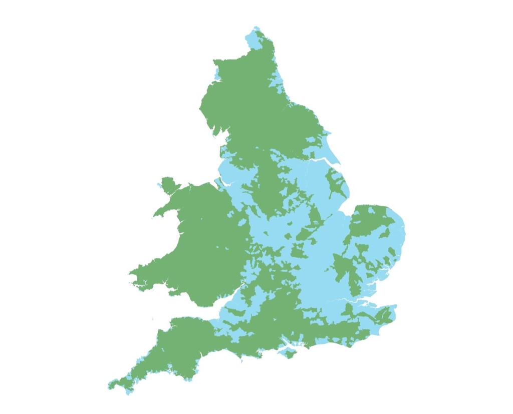 National Trout & Grayling Fisheries Strategy (2003) - Classification Native Trout Waters (green)- waters that have significant natural production