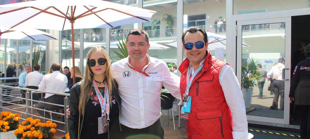 guests have met drivers, team owners, Formula 1 CEO Chase Carey and more!