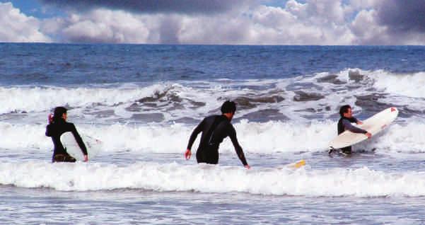 Surfing Tynemouth Longsands Just a short trip from Newcastle city centre, Tynemouth beach has developed a national