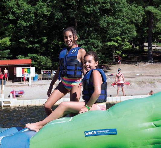 ADULTS EARLY CHILDHOOD SCHOOL-AGE TEEN SWIM CAMP SLEEPAWAY CAMP TRADITIONAL SLEEPAWAY Located just 90 minutes outside of NYC, the NY YMCA Camp boasts over 1,000 beautifully wooded acres, three lakes,
