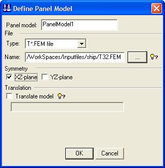 Panel model H4 Browser The default panel model is a
