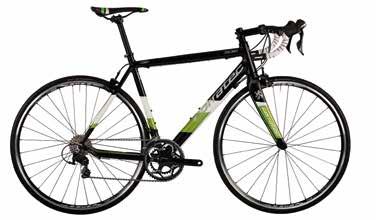 DOLOMITI ULTEGRA 105 TIAGRA The Dolomiti is the perfect bike for every road bike rookie. The robust but light aluminium frame is the perfect match for everybody who wants to join the cycling sport.