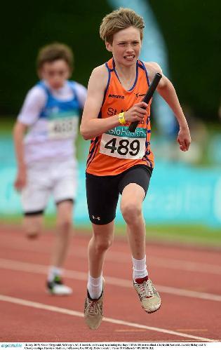 U/15 Francis Cronin, Gneeveguilla A.C. took double gold in the 100m in a time of 12.68 & the 800m in a time of 2.19.76. Elma Casey, Clonmel A.C. won bronze in the Girls 800m in a time of 2.42.04.