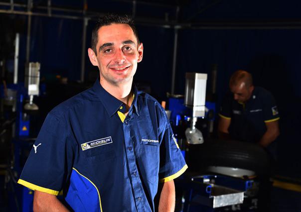 Profile: cedric garde Overseer This season, Cédric Garde is supervising Michelin s team of MotoGP tyre-fitters.