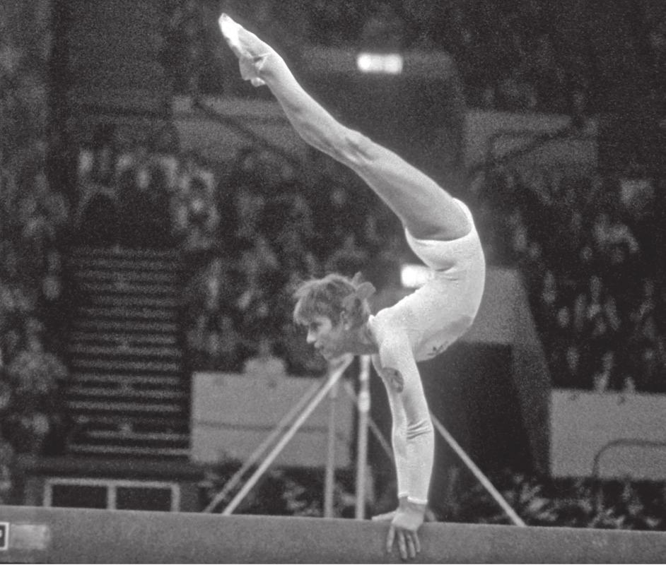 Activity 3 (pages 12 13) Write the words. 1 Olga Korbut is a g. 2 Her sport is g _. 3 She has got a lot of m _.