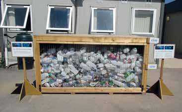 To encourage everyone to participate, the scheme made a promise to donate 500 to a local wildlife charity once the bottle bank was full.