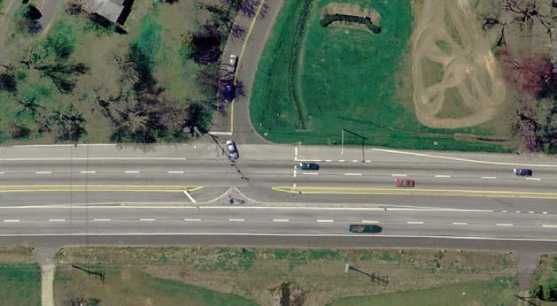 Figure 10.8 SPUI red clearance interval measurements (Maryland 170 and Maryland 100) F. Maryland T Intersection As shown in Figure 10.