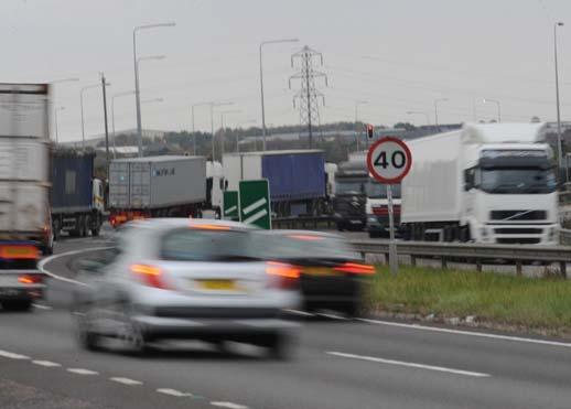 The A14 corridor The A14 is a major east / west route linking the east coast ports with the Midlands and the north.