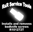 R101262 R&R Bedknife, Super Thick 5/16" 1 All original equipment manufacturers names and part numbers are used for