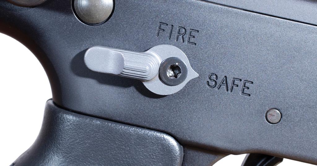 The safety serves as a supplement to proper gun handling but cannot possibly serve as a substitute for common sense.