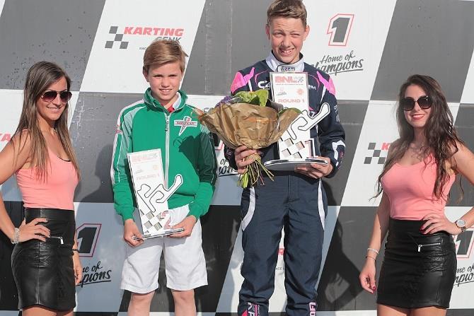Junior Max It was of course the final race of the weekend where things took a real turn for several drivers, but coming through unscathed was Clayton Ravenscroft who took the win and championship