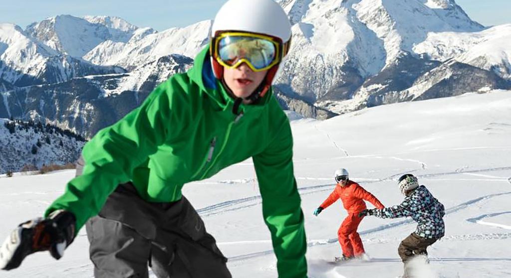 Sports & Activities** Land sports & Leisure Group lessons Free access Min age (years) Dates available Skiing School All levels 4 years old Always Snowboard School All levels 8 years old Always